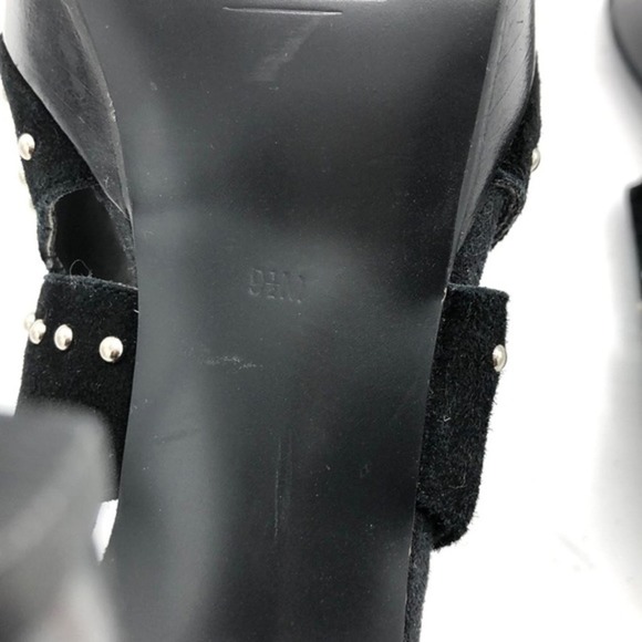 Marc Fisher Teron Slingback Heels 9.5 M Black Suede - Picture 8 of 8